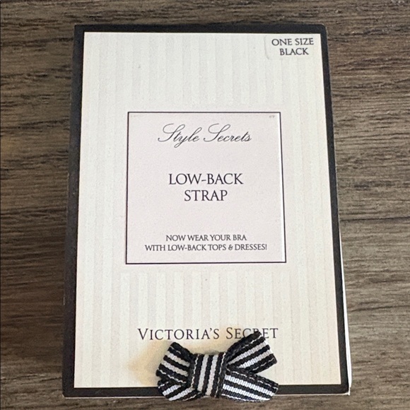 NWT Lot of 2x [Victoria's Secret] Low-Back Strap Bra Extender Nude &/or Black OS - Picture 7 of 12